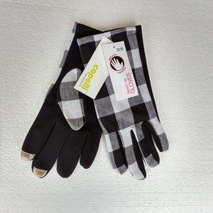 Copelli Smart Tip Touch Screen Plaid Cuff Gloves